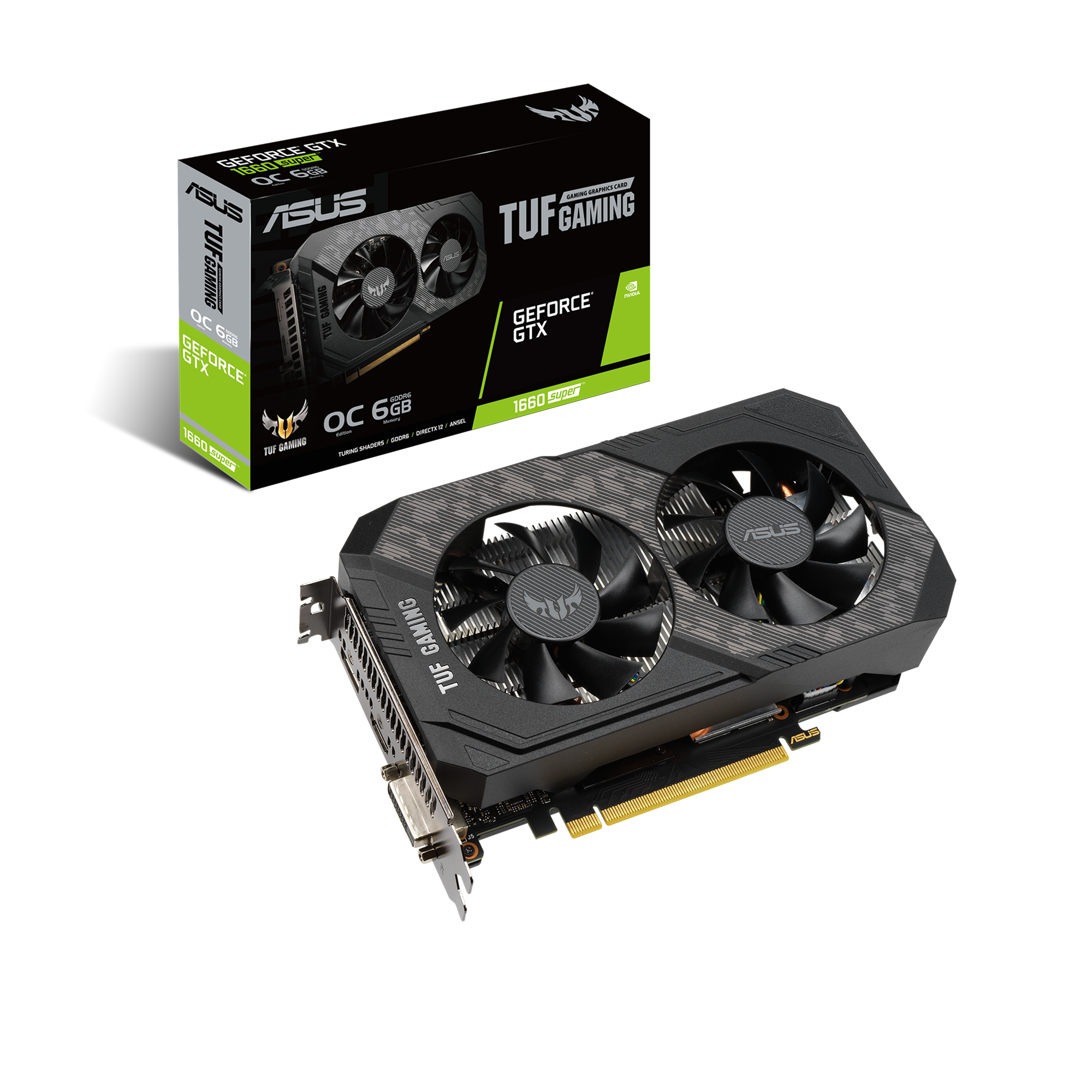 ASUS TUF GTX1660-OC 6G Super Gaming D6 Graphic Card