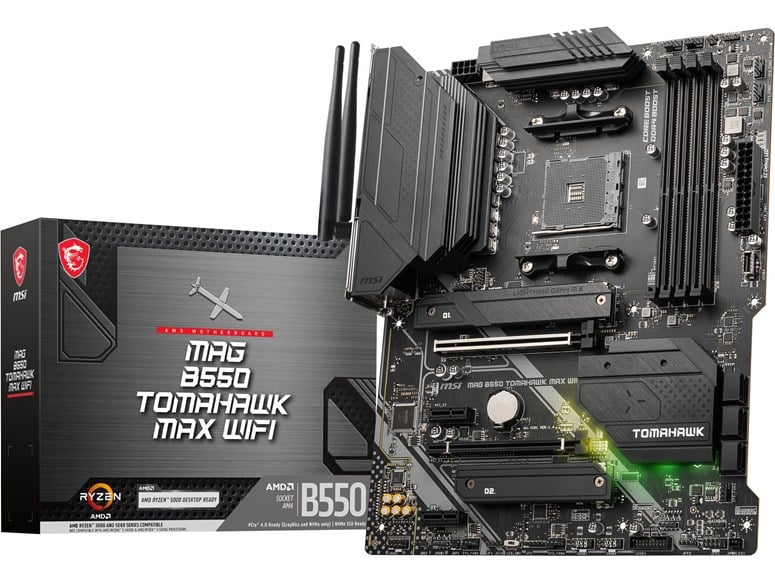 MSI MAG B550 TOMAHAWK MAX WIFI MOTHERBOARD