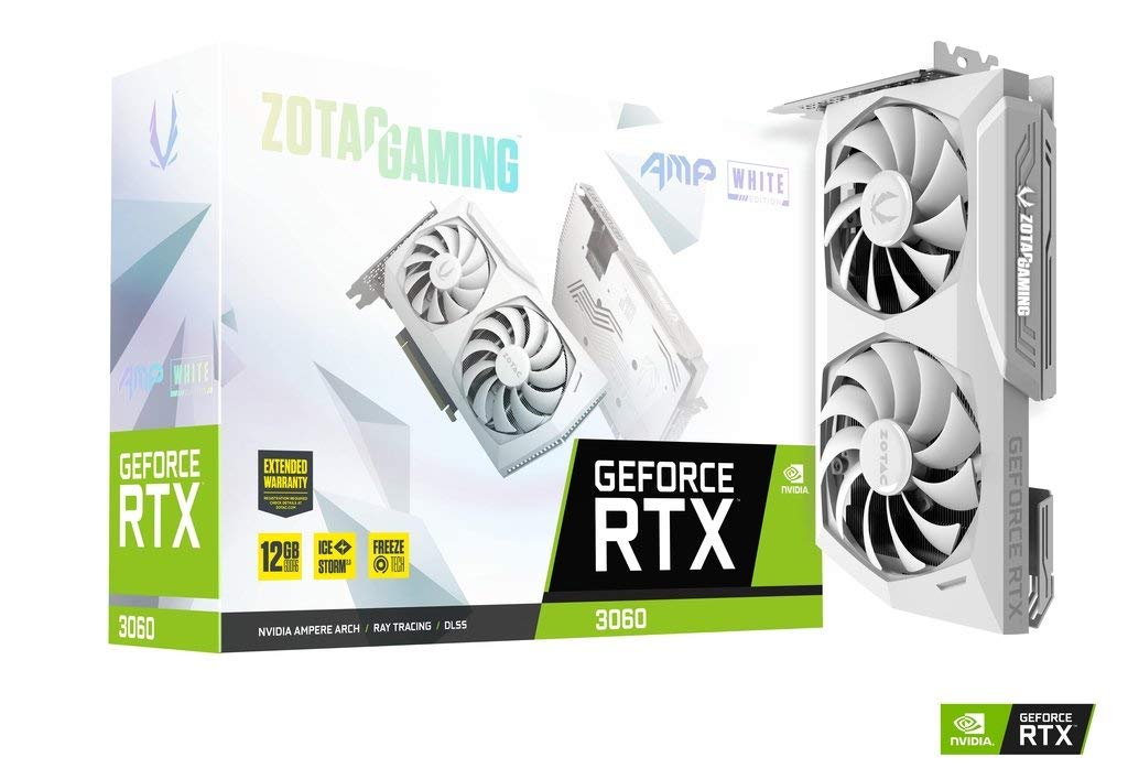 Zotac GF RTX 3060 AMP White Edition - 12GB GDDR6, 192 bit