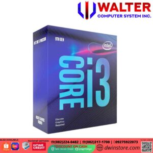 INTEL I3 9100F 3.60GHZ UP TO 4.20GHZ 4-CORE 4-THREAD no vga