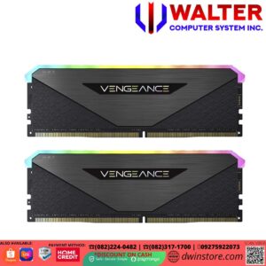 CORSAIR VENGEANCE RGB RT 16GB(2X8GB) DDR4-3200 C16MEM-blk