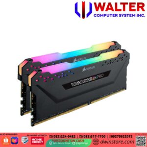 Corsair Vengeance 16gb (dual) ddr4 3200 RGB Pro, black,