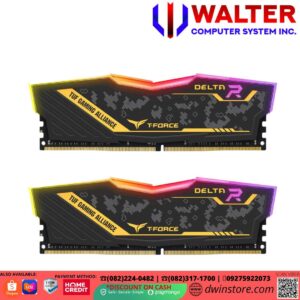 TEAM T-FORCE TUF DELTA RGB 32GB (2x16GB)  DDR4 2933 BLk