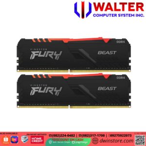 KINGSTON FURY RGB/16GB/KF436C17BBAK2/(2X8GB)3600 MEMORY