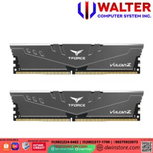 TEAM GROUP VULCAN Z GRAY ( 8X2 3600 )DDR4 16GB MEMORY