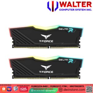 TEAM Tforce DELTA 8GBX2 3600 RGB  BLACK