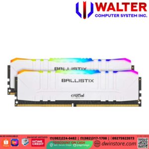 Crucial Ballistix RGB 16GB Kit (2x8GB) DDR4-3200Mhz White