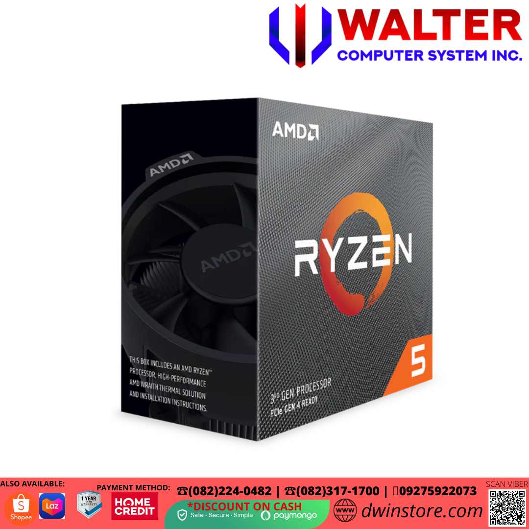 AMD Ryzen 5 3600 6-Core 12-Thread 3.4-3.9 ghz 16mb 65W AM4,