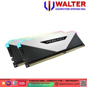CORSAIR VENGEANCE RGB RT 16GB(2X8GB) DDR4-3600 C18 -WHITE