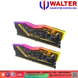 TEAM Tforce Delta TUF 16GB Kit ( 2x8GB ) DDR4 3200  RGB