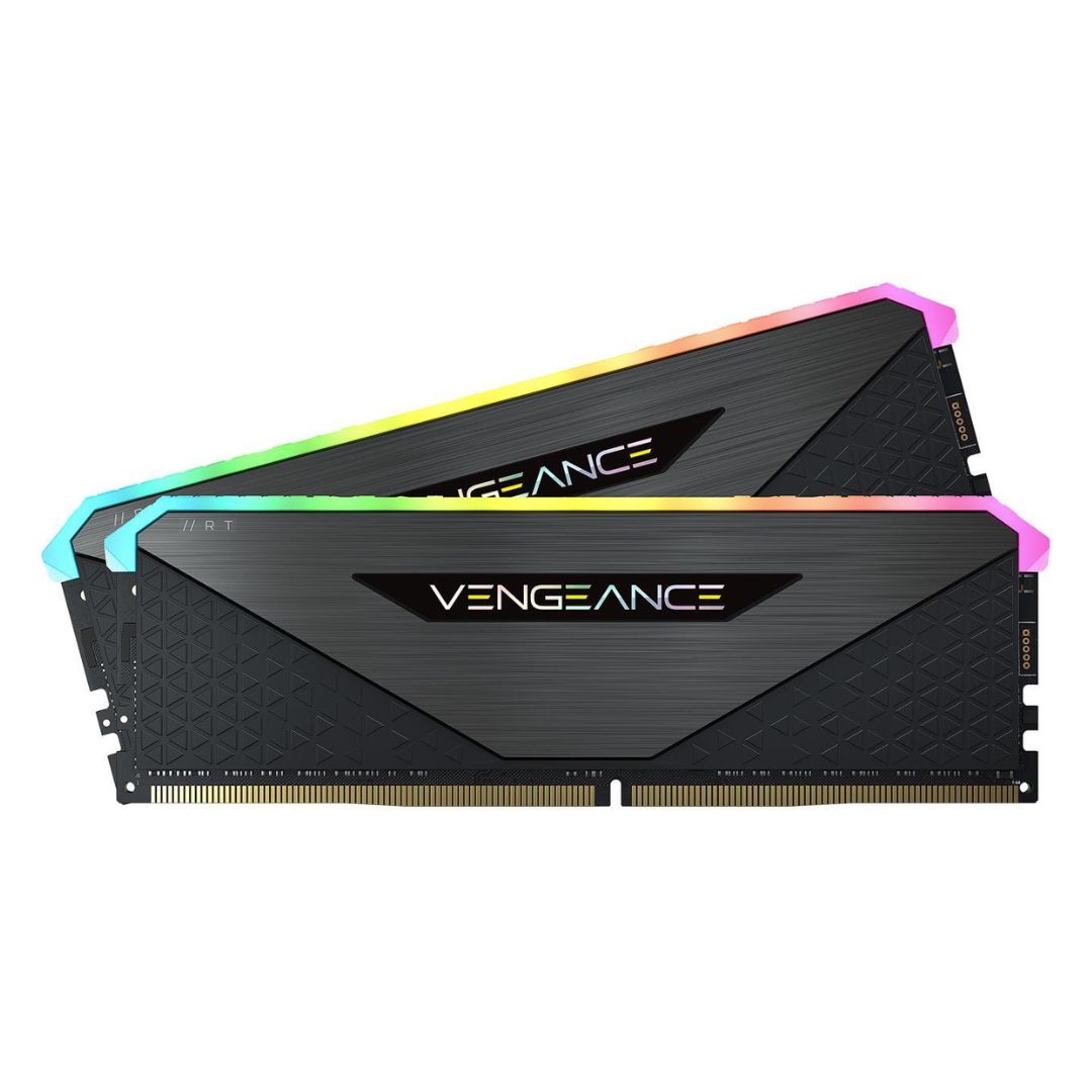 CORSAIR VENGEANCE RGB RT 16GB(2X8GB) DDR4-3200 C16MEM-blk - Image 3