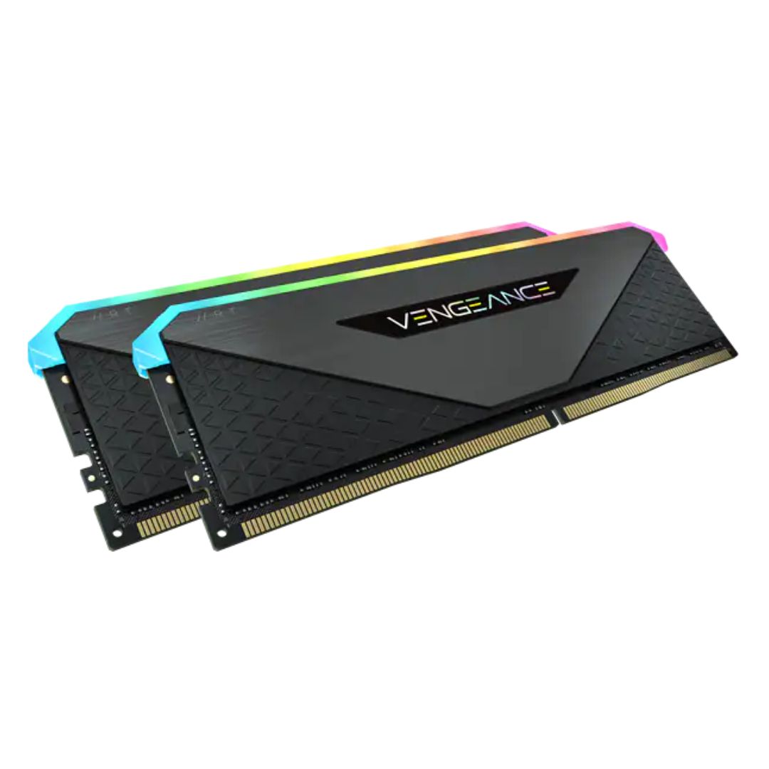 CORSAIR VENGEANCE RGB RT 16GB(2X8GB) DDR4-3200 C16MEM-blk - Image 2