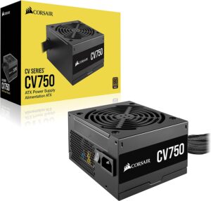 CORSAIR CV750 750 WATTS 80 PLUS BRONZE CERTIFIED PSU