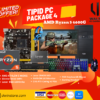 AMD Ryzen 5 4600G | 8GB | 256GB | 19.5″ 100Hz Monitor | Keyboard and Mouse High Performance Editing & Gaming APU Complete Set