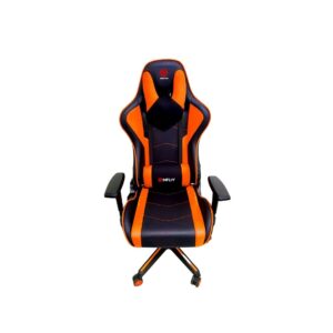INPLAY ORANGE RACE X3 GAMING CHAIR W/ WHEEL