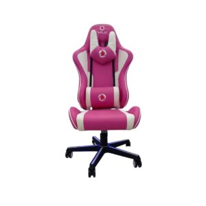 INPLAY PINK RACE X3 GAMING CHAIR W/ WHEEL