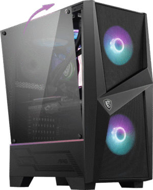 MSI MAG FORGE 100R GAMING CASE