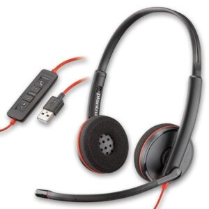 Plantronics C3220,USB Headset/Noise Canceling Mic w/Hi-Fi
