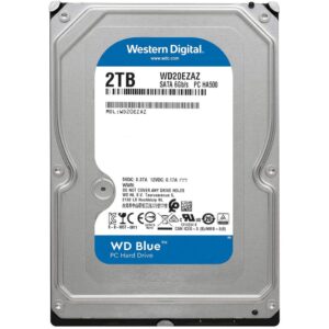 WESTERN DIGITAL 2TB BLUE 3.5" WD20EZAZ 256MB SATA 6GB/S HDD