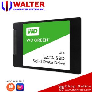 WD WDS100T2G0A 1tb SATA III SSD Green