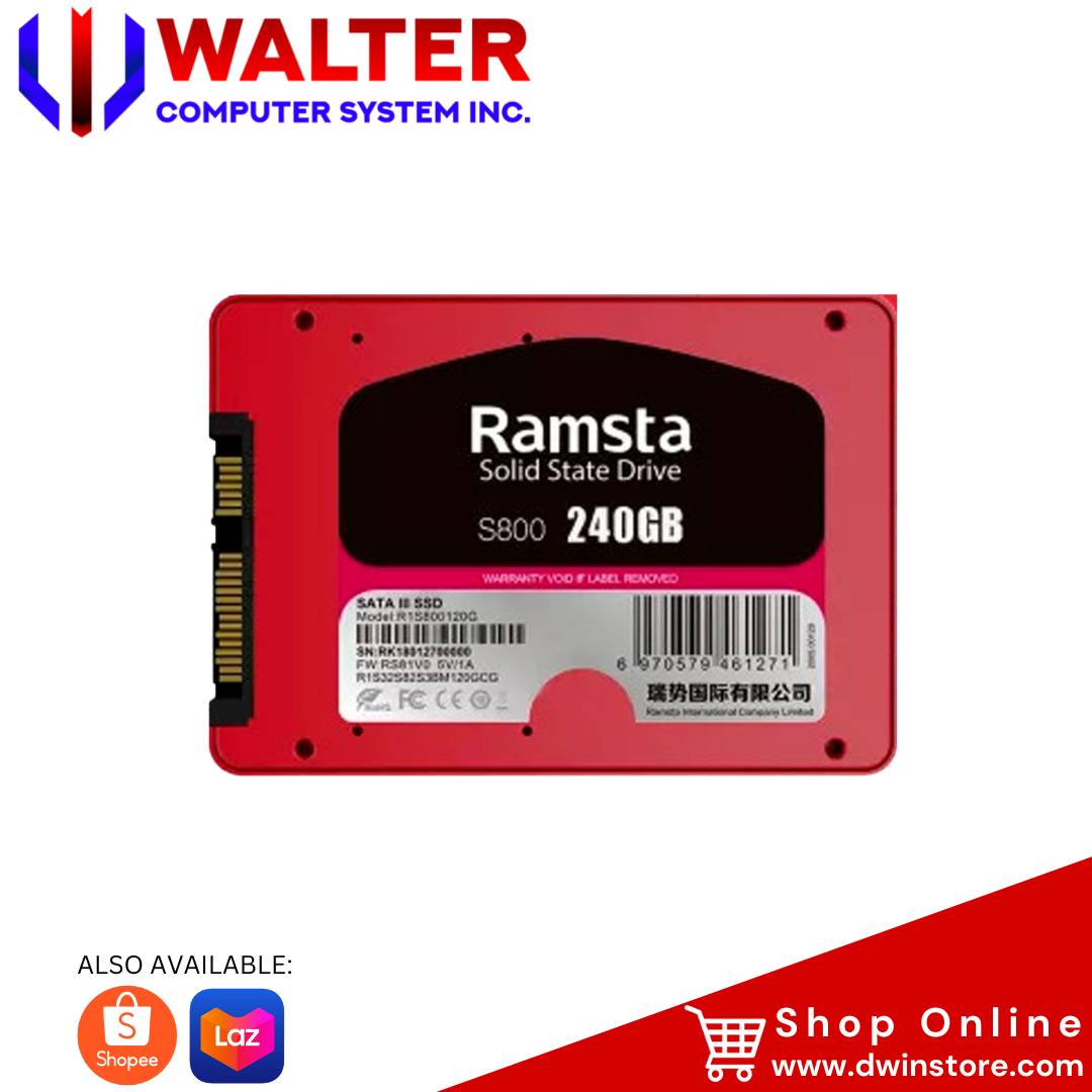 RAMSTA 240GB SSD 2.5" S800