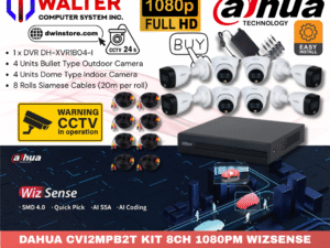 DAHUA CVI2MPB2T KIT 8CH 1080PM WIZSENSE HDCVI CAMERA