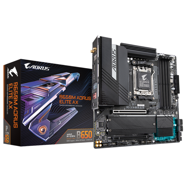 Gigabyte B650M-AORUS-ELITE-AX/AM5/4XDDR5/Motherboard