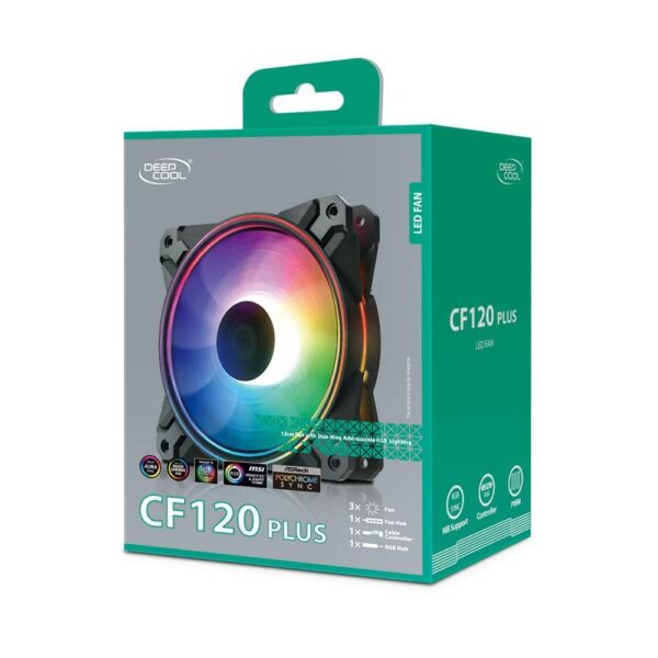 Deepcool DP-F12-AR-CF120P-3P CF120 Plus 120mm