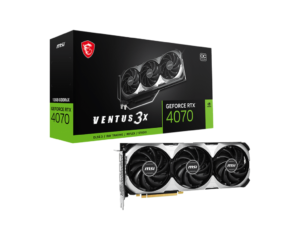 MSI RTX4070 VENTUS 3X 12GB OC GRAPHICS CARD