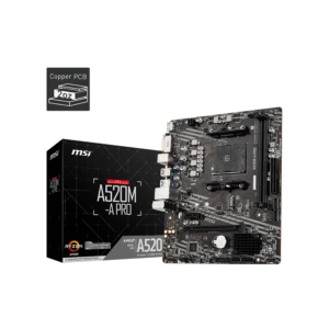 MSI A520M-A Pro Socket AM4 Motherboard