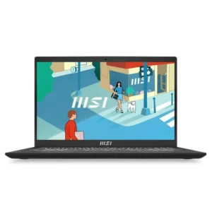 MSI Modern 15 B12MO-697PH Laptop (Classic Black) | 15.6" FHD (1920x1080) | i5-1235U | 16GB RAM | 512GB SSD | Intel Iris Xe Graphics | Windows 11 Home | MS Office Home & Student 2021 | MSI Sleeve Bag GP