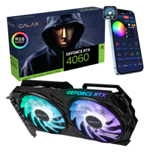GALAX GeForce RTX 4060 EX 1-Click OC 8GB GDDR6 128-bit/DP*3/HDMI 2.1/DLSS 3
