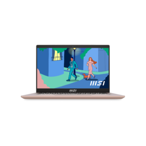 MSI Modern 14 C12MO-1035PH (Beige Rose) 14-inch FHD IPS, Intel Core i3 1215U | 8GB RAM | 512GB SSD | Intel UHD Graphics | WIN11