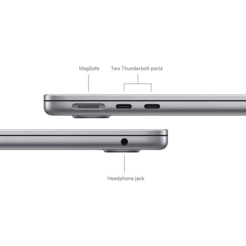 Macbook Air 13" (2024) (MRXV3PP/A) (Midnight) | M3 Chip | 8-Core CPU | 8-Core GPU | 8GB RAM | 256GB SSD - Image 4