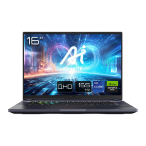 Gigabyte Aorus 16X (2024) ASG-63PHC64SH Gaming Laptop (Grey) | 16" QHD 165Hz | i9-14900HX | 32GB RAM | 1TB SSD | RTX 4070 | Windows 11 Home | Aorus Bag G2 | Gigabyte GS27Q-AP 27" Monitor