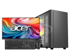 Emachines Acer U351B DT.BHVSP.2025 Intel Core i5-12400 Desktop Intel Core i5-12400F, 8GB, DDR4, 256GB SSD , Intel with SA222Q Ebi 21.5in Monitor, UHD 730 Graphics, Windows 11 Pro USB Wired Keyboard & Wired