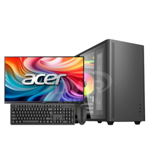Emachines Acer U351B DT.BHVSP.2025 Intel Core i5-12400 Desktop Intel Core i5-12400F, 8GB, DDR4, 256GB SSD , Intel with SA222Q Ebi 21.5in Monitor, UHD 730 Graphics, Windows 11 Pro USB Wired Keyboard & Wired