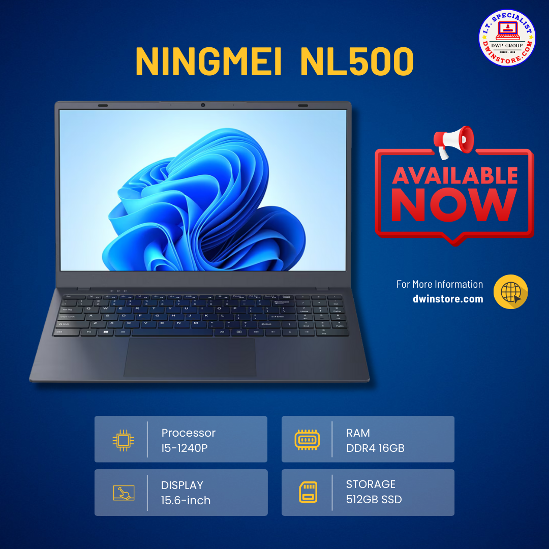 Ningmei NL500-124165A, Intel i5-1240P/15.6'/16gb /512gb Nvme/win11 Home
