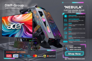 NEBULA Custom Gaming PC - AMD Ryzen 5 5500GT, 16GB RAM, 512GB SSD