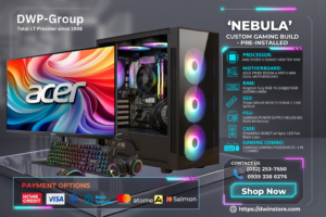 NEBULA Custom Gaming PC - AMD Ryzen 5 5500GT, 16GB RAM, 512GB SSD