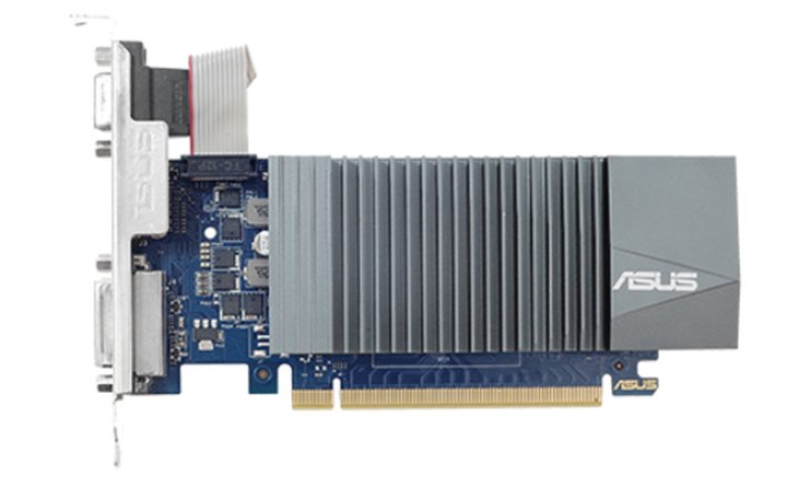 Asus NVIDIA GT710-SL-2GD5-BRK-EVO 2GB GDDR5 64-bit Low Profile Graphics Card - Image 2