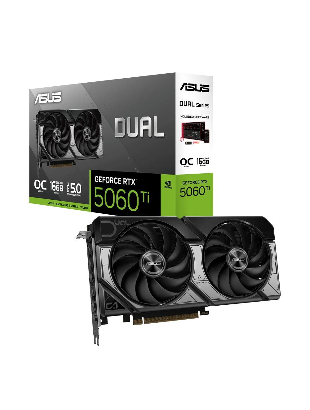 ASUS Dual GeForce RTX5060Ti 16GB GDDR7 OC Edition - Image 2