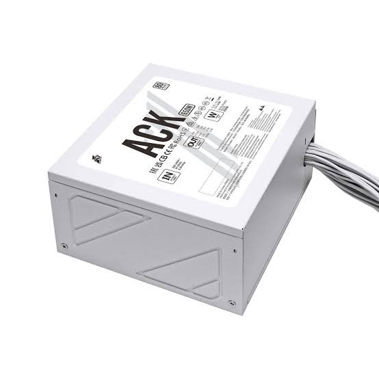 1STPLAYER ACK 650W 80+ WHITE/BLACK FLAT CABLES GAMING PSU - Image 2